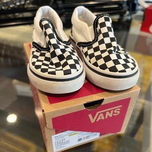 KIDS' VANS TODDLER ASHER V SKATE SHOES SIZE 6C